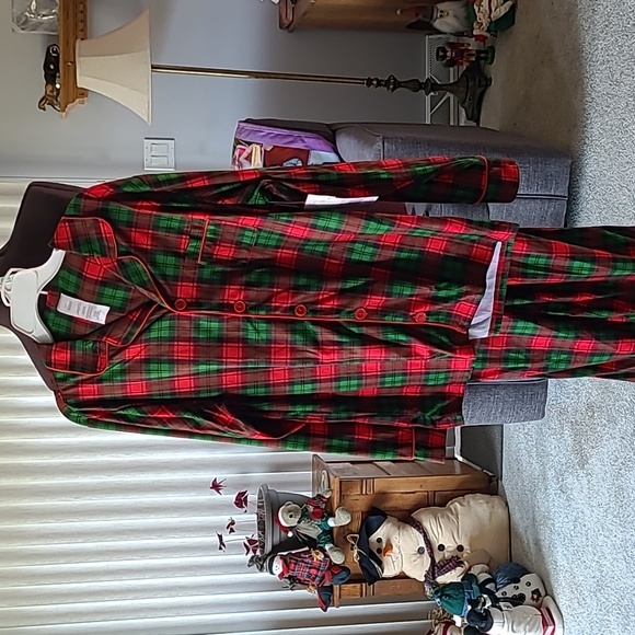 Candlesticks Other Nwt Red Green Checked Candlestick Pajamas Poshmark